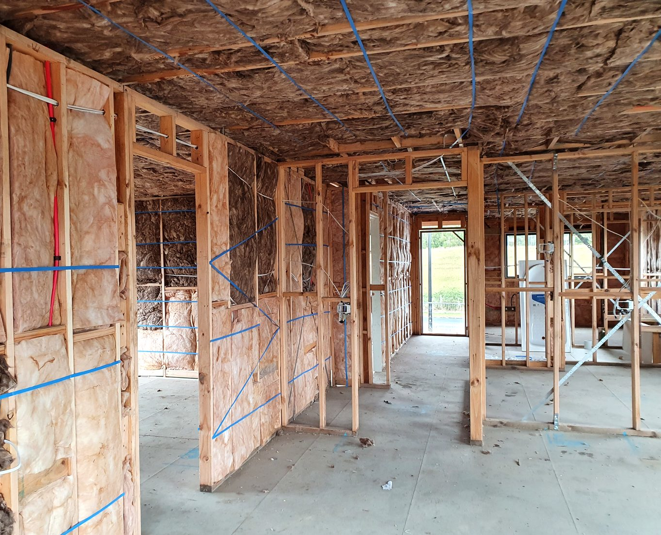Insulation installation project work