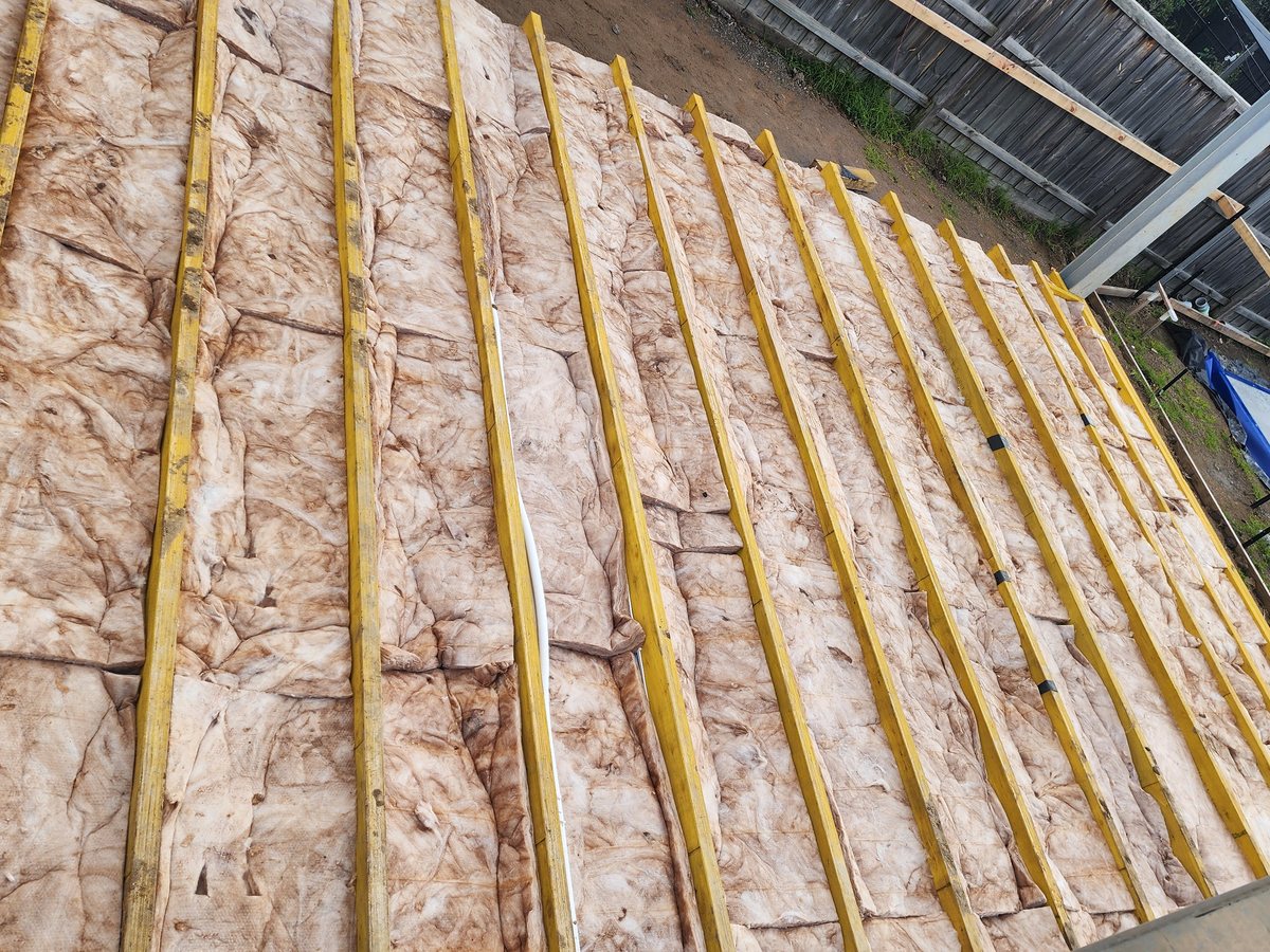 Larger staged insulation work