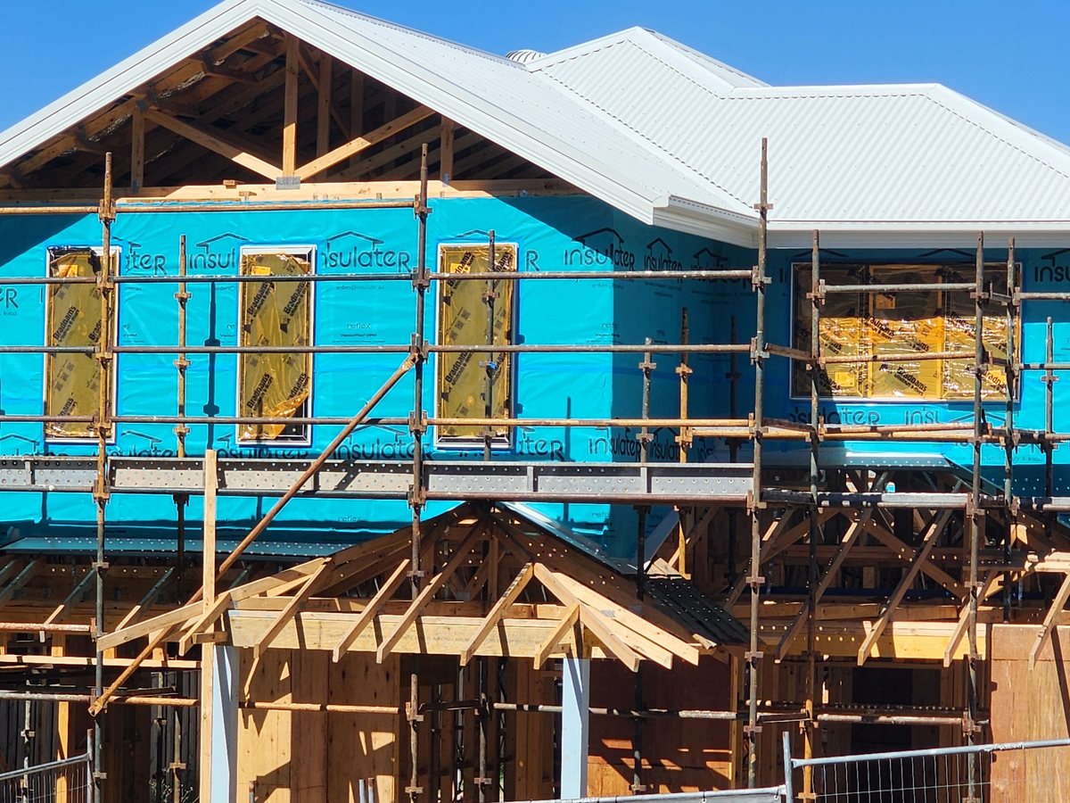 New build insulation stage